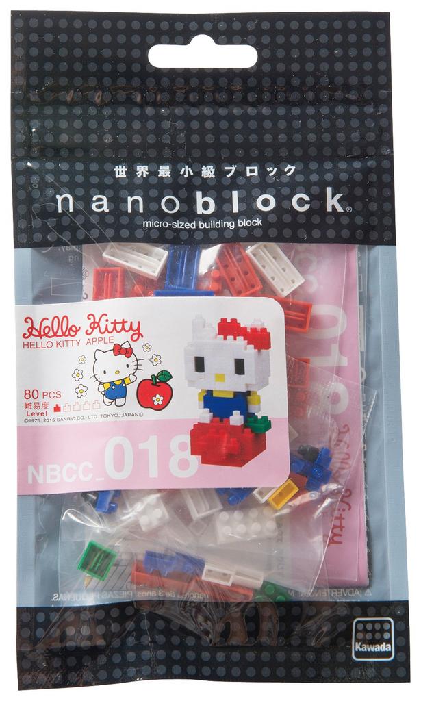 Kawada Nanoblock Hello Kitty Apple NBCC_018