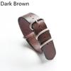 MERJUST 18MM 20MM 22MM 24MM Strap Oil Genuine Leather Black Brown Khaki Watch Band Zulu Wristband For DW Timex