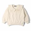 【子供服】 moujonjon (ムージョンジョン) お花刺繍ビッグカラー裏毛トレーナー 80cm-140cm M60600