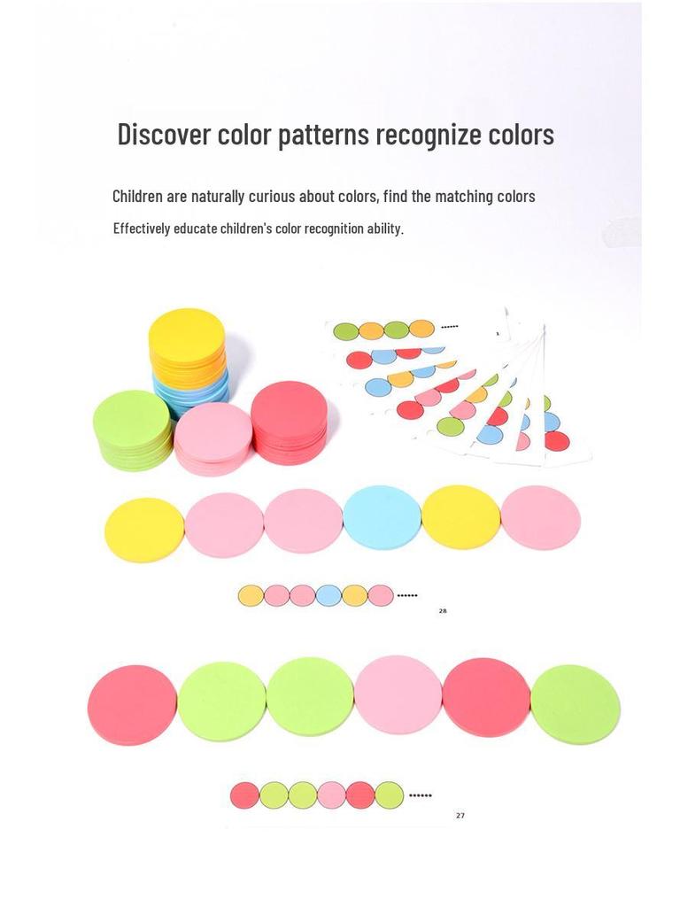 Montessori Color Sorting Cups and Educational Toys for Toddlers: Cognitive and Matching Training Aids