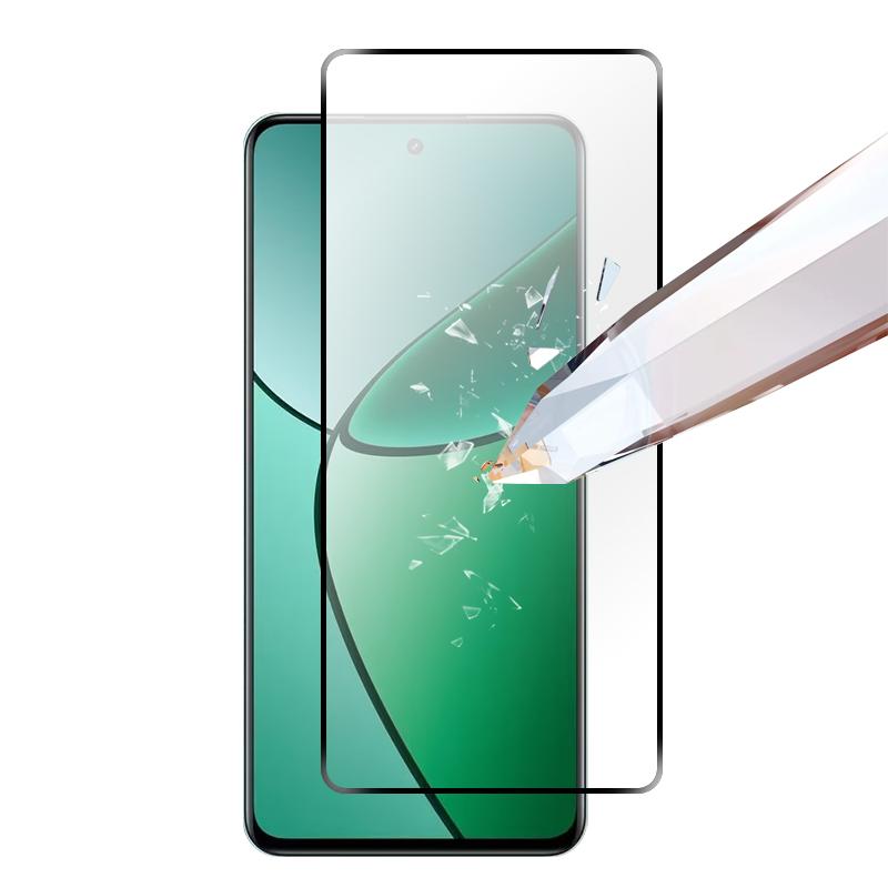 RURIHAI For Realme 12 4G/12+ 5G HD Clear Screen Protector Anti-Scratch High Aluminum-Silicon Glass Film