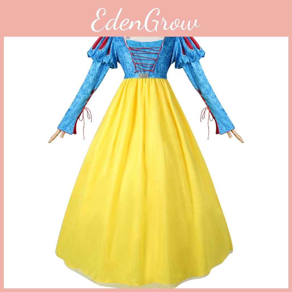 Enchanting Snow White Cosplay Costume Elegant Dress For Halloween Stage Performance