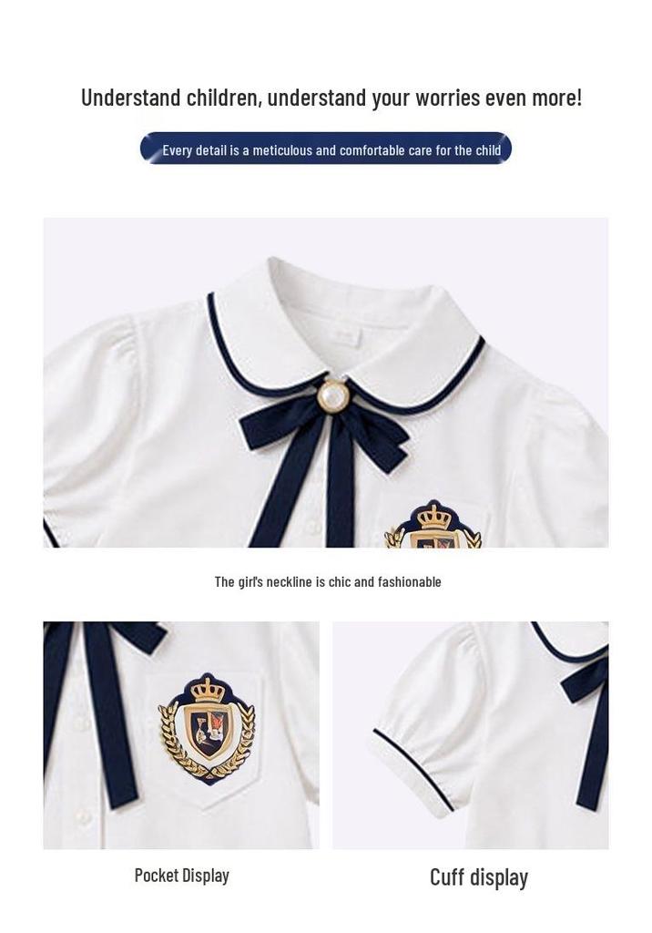 British Style Summer School & Kindergarten Uniform Set for Graduation and Chorus Performance