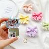 Solid Color Three-Dimensional Bow Wind Mobile Phone Case Mirror Sticker Desktop Airbag Bracket Back Sticker Retractable Small Fresh