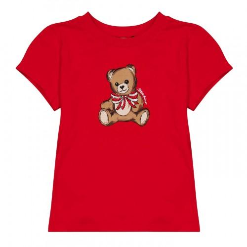 Moschino Childrens/Kids Teddy Bear Soft Regular T-Shirt