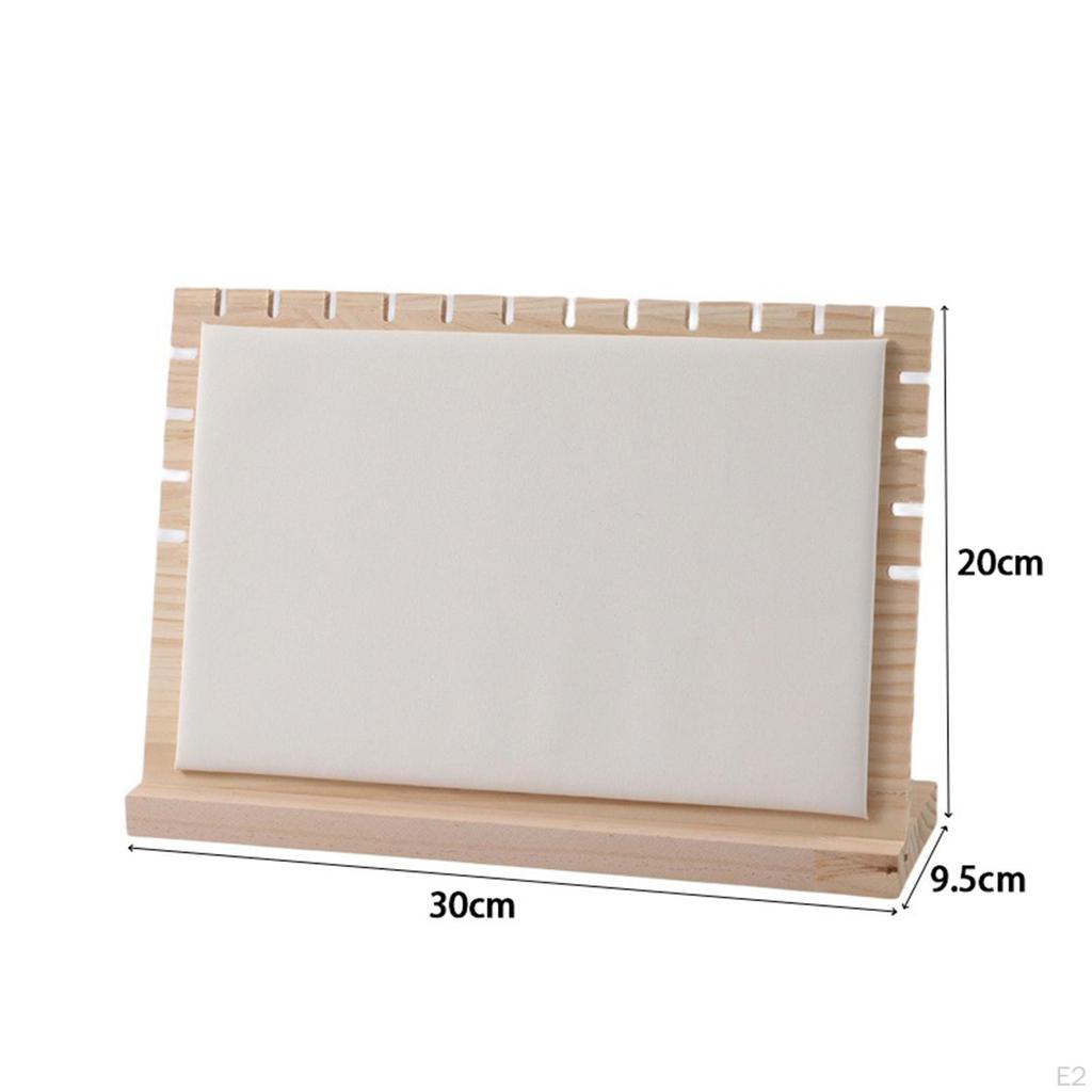 Elegant Wooden Jewelry Stand for Necklace Organization In Home Or Store