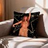 V-Vintage S-Shakira  Pillow Case Pattern Printed Pillowcase For Living Room Sofa Cushion Cover