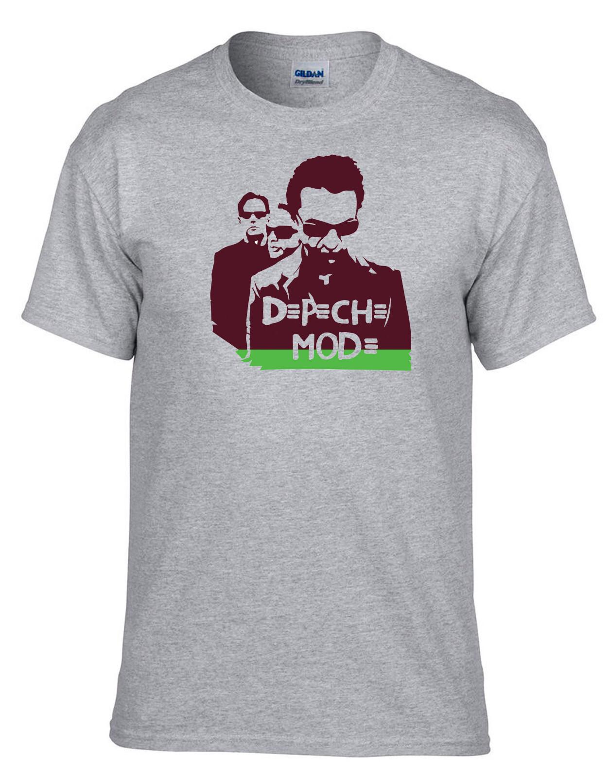 26 Depeche Fashion Rock Band Rock Music Legends Grey T-Shirt -508_Grey- Unisex T-Shirt XXXXL