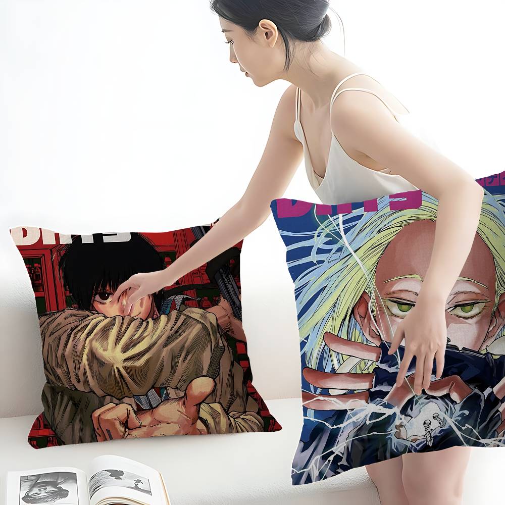 Popular Japanese Anime Sakamoto Days Pillow Cover Sofa Cushion Cover Home Room Decoration Children Gift