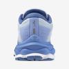 Mizuno Wave Sky 7 Running Thick White X Gray X 2E Shoes, Jogging, Marathon, Training, Sports, Lightweight, Resilient, Sole, Women's, Blue, 23.5 Cm,