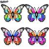 4Pcs Metal Butterfly Garden Art Wall Decor Outdoor Weatherproof Hanging for Fence Patio Balcony