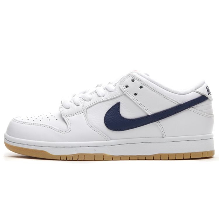 Nike Dunk Low Pro ISO SB Orange Label — Бело-темно-синие кроссовки унисекс Safety-Orange CZ2249-100 39