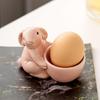 Compact Eggs Holder Rabbit Shape Household Eggs Holder Ceramic Eggs Tray