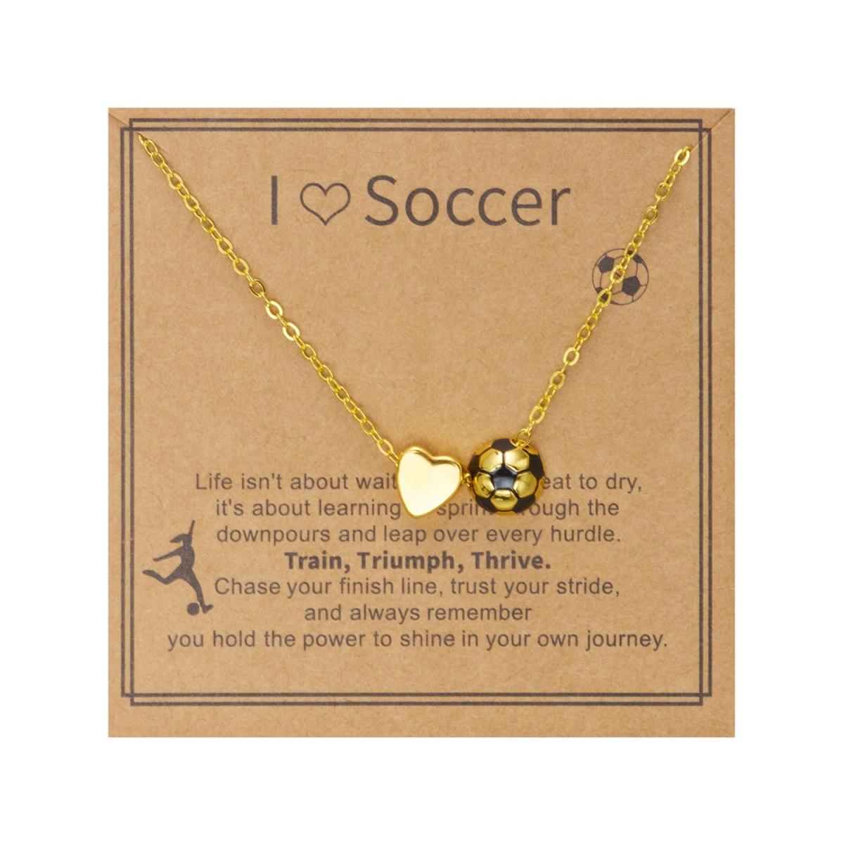 

Minimalist Little Heart Football Pendant Necklace For Women Men Trendy Ball Sports Volleyball Baseball Basketball Choker Jewelry