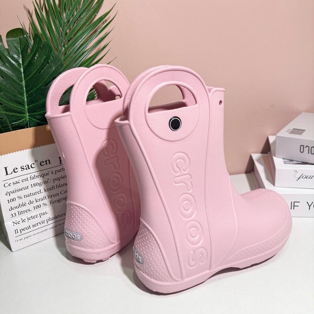 2025 Dziecięce Antypoślizgowe Wodoodporne Kalosze do Połowy Łydki - Gumowe Buty z Miękką Podeszwą dla Niemowląt