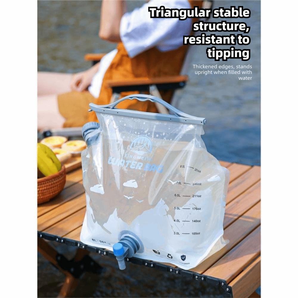 Folding Outdoor Water Bag 8L Water Storage Bag Self-driving Tour Water Container  Road Trip