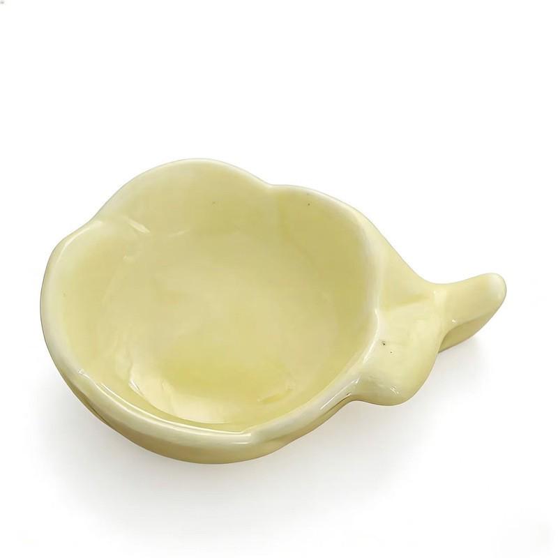Ceramic Calligraphy Brush Holder & Ink Dish - Multi-Purpose Four Treasures Water Dish