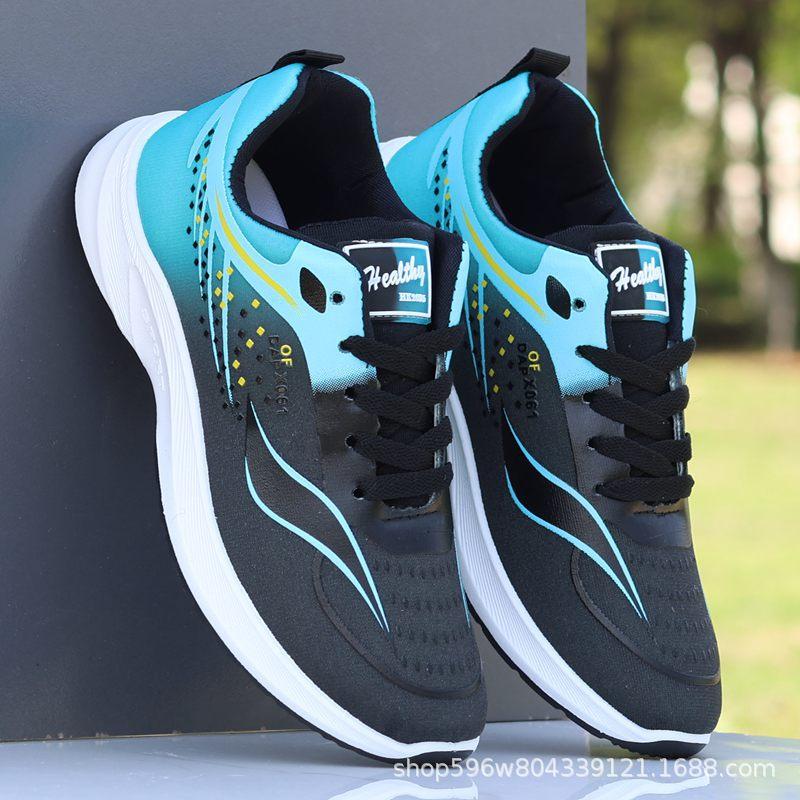 Men's Shoes Summer New Mesh Breathable Casual Shoes Light Casual Versatile Soft Sole Deodorant Sports Shoes Running Trendy Shoes
