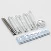 11-Piece Snap Fastener Tool Set with 633/655/831/201 Rivet Base and Hole Punch