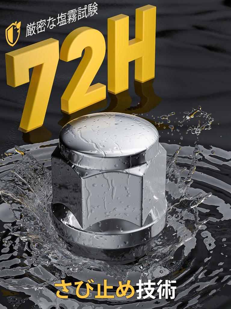 MIKKUPPA Wheel Nuts M12 x P1.5 for Honda, Mitsubishi, Daihatsu, Toyota, Mazda, Taper Troupe