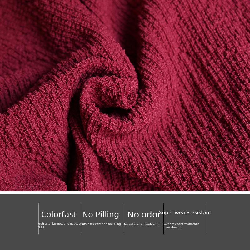 Elastic Square Stool Chair Cover for All Seasons - Modern Simple Design for Home, Office, Dining Table, and Wooden Chairs