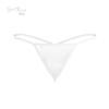 Guiruo Dame Satin Thong - Sexy, Lav midje, Tynn stropp, Ensfarvede truser P28