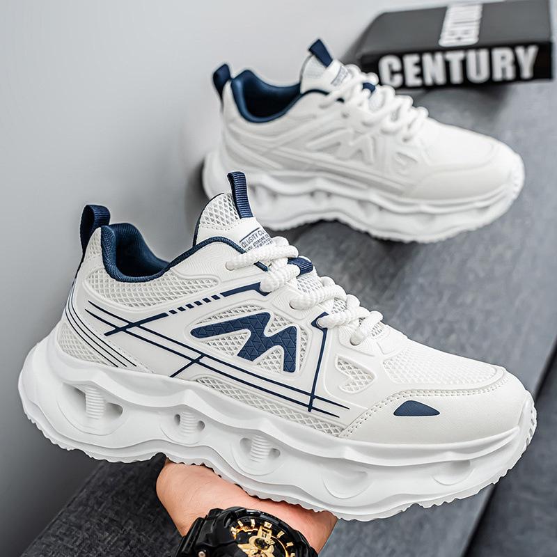 Men's shoes 2025 new autumn breathable casual versatile sports trendy shoes youth lightweight trend platform dad shoes