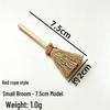 Handmade Mini Broom Halloween Party Decoration for Dollhouse Scenes