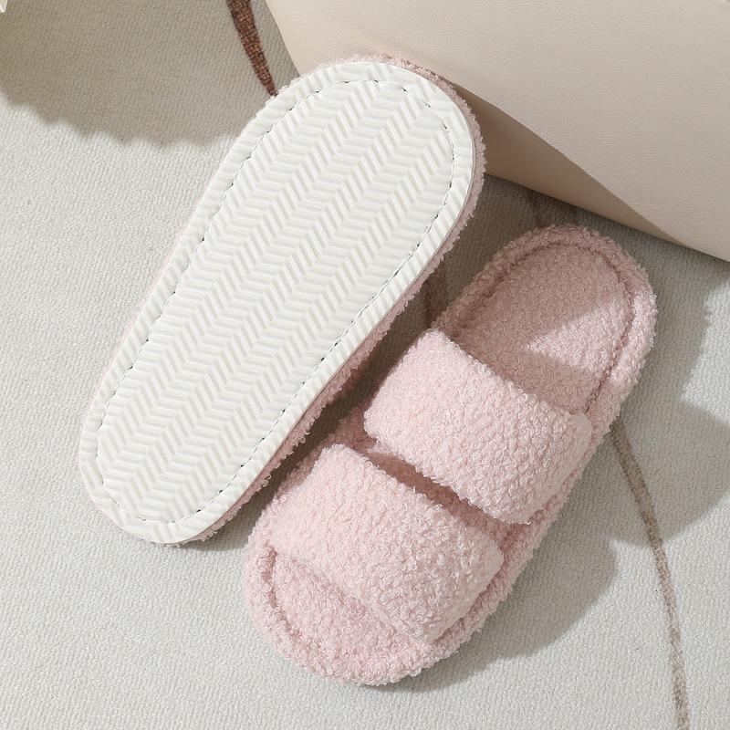 Tem, the New Parallel Bar Roll Plush Cotton Mop Home Open Mop Indoor Fluffy Slippers