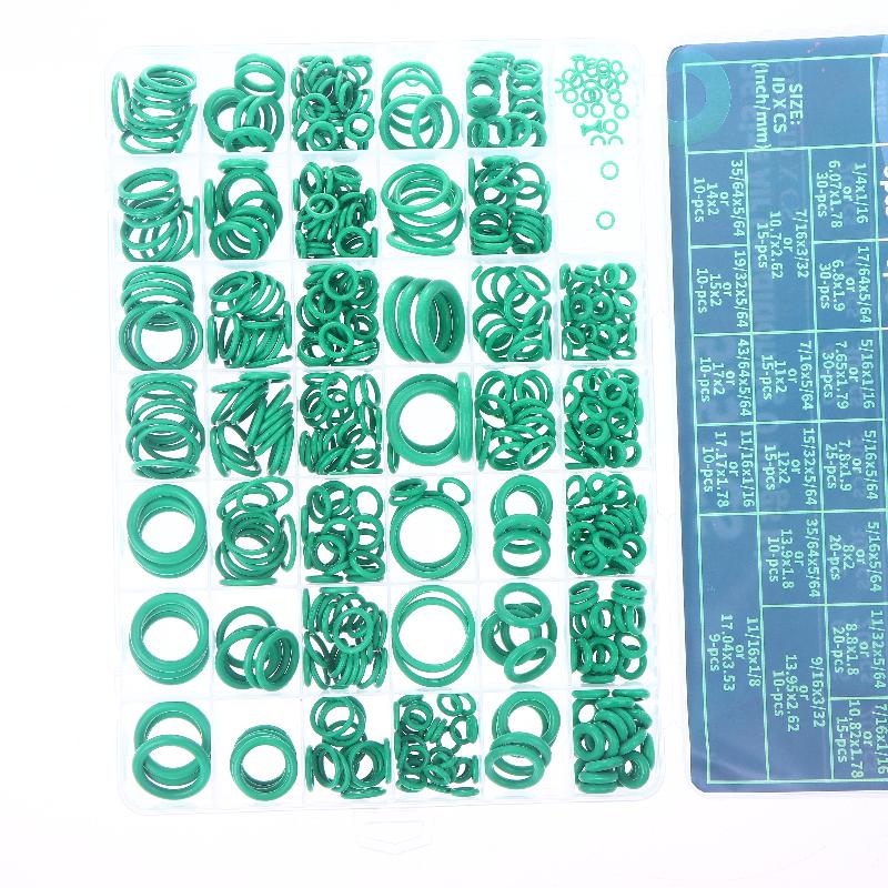 595/1020Pcs Nitrile Rubber O Rings Kit Automotive Ac Plumbing Faucet Gaskets Car Air Conditioning Compressor Seals O-Ring