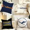 Brand LLufthansa Cushion Cover Pillow Case Antidustmite Pillowcase Silky Short Plush Sofa Cushion Cover hot