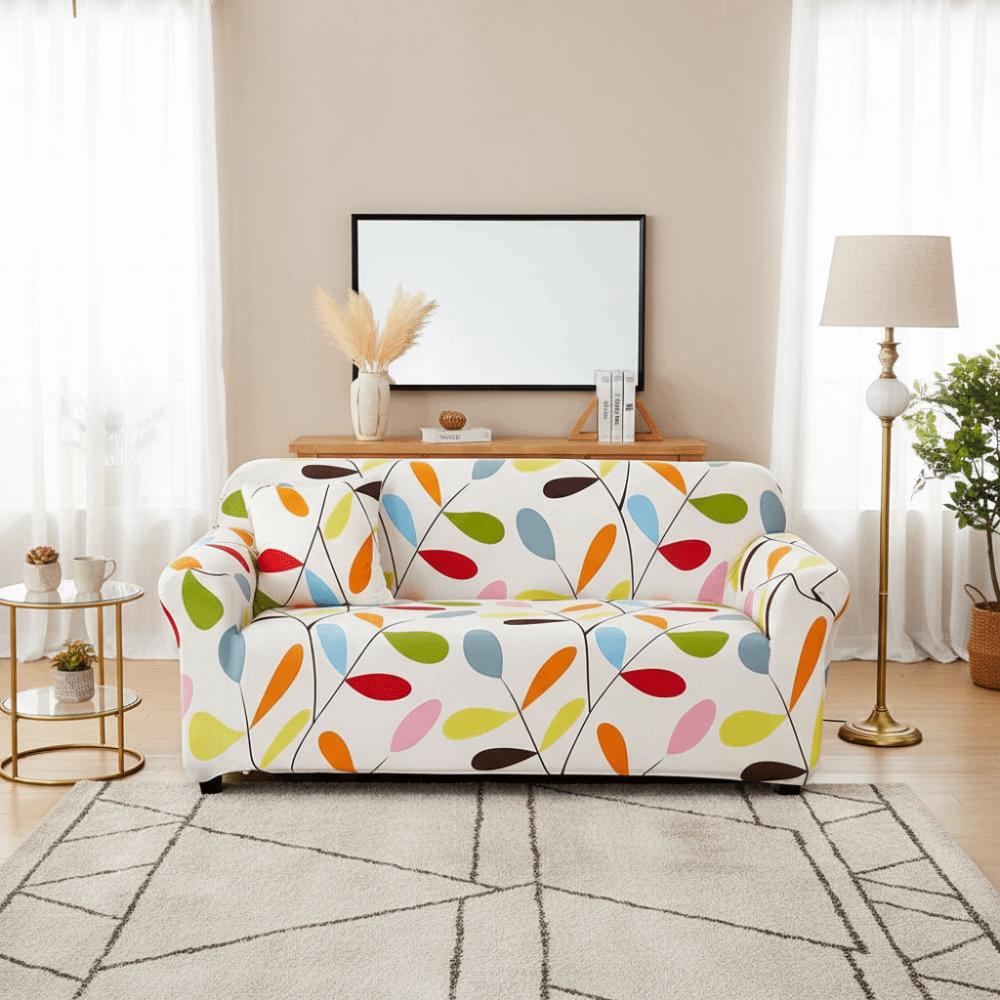 Protector Cover High Elasticity Sofa Cover Print Design Removable Sofa Protector Soft Washable Sofa Towel Home Decor