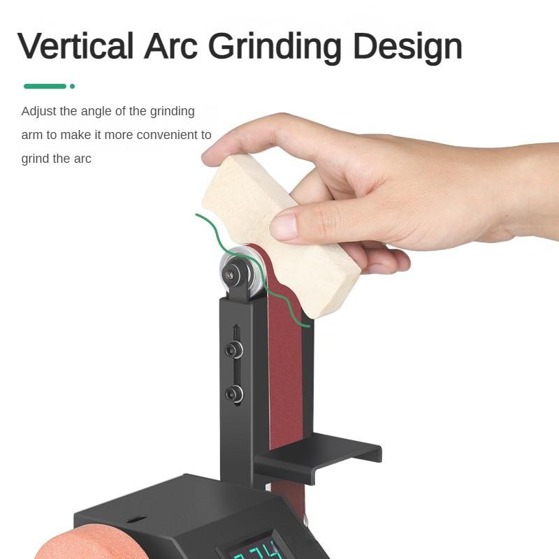 Mini Portable Electric Polishing Machine Household Desktop Sharpening Tool Small Multifunctional Sanding Belt Machine