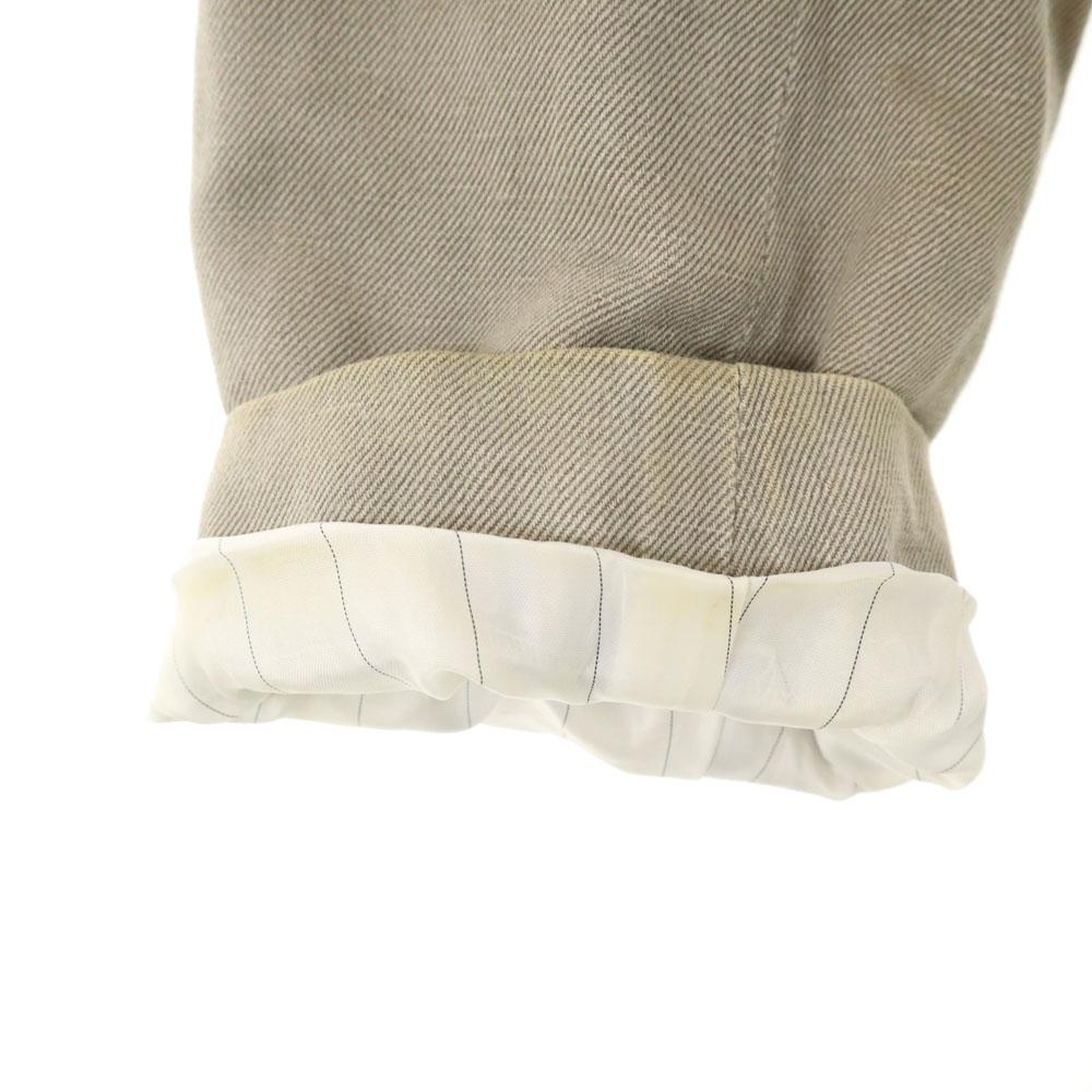 WOOLRICH Linen Blend trench coat XL khaki Denim Women Used