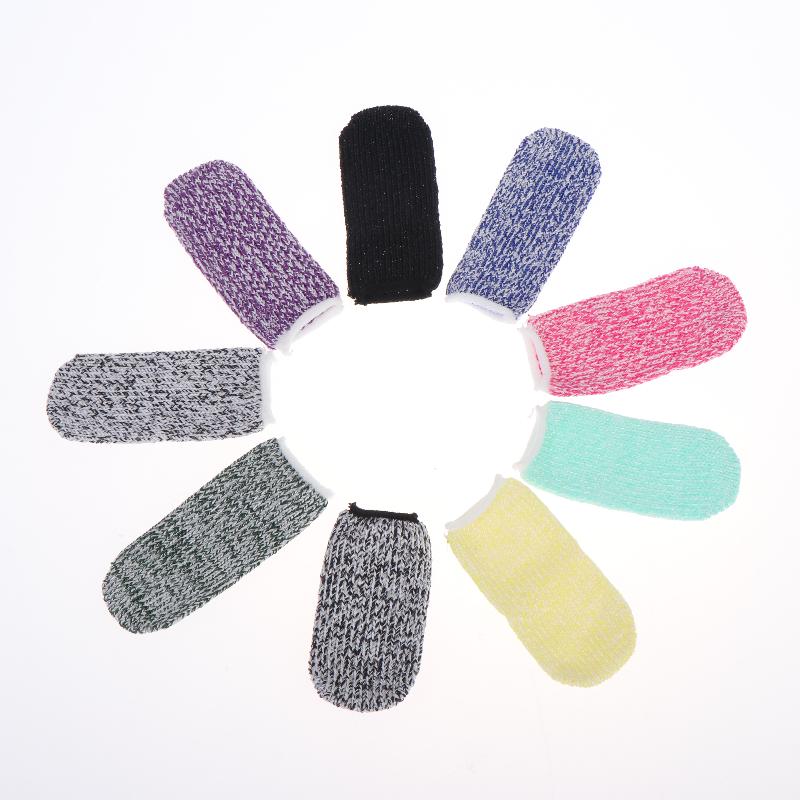 5Pcs Cut Resistant Finger Cots Finger Sleeve Protectors Reusable Finger Covers Flexible Fingertip Cots For Sewing Supplies