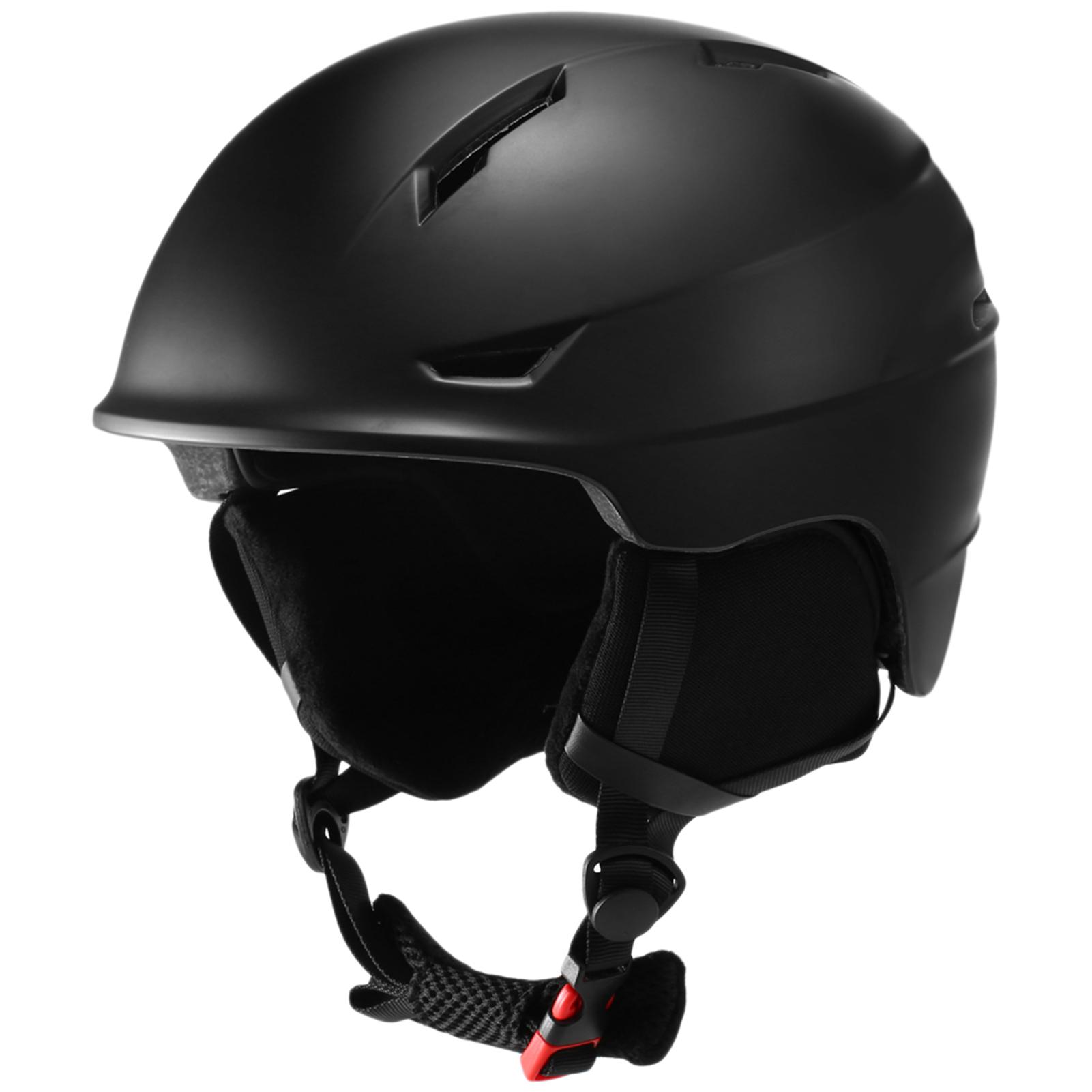 

Шолом для сноуборду Lixada зі знімними навушниками Чоловічий Жіночий Безпечний Лижний Шолом з Фіксованим Ремінцем для Маски Професійний Black