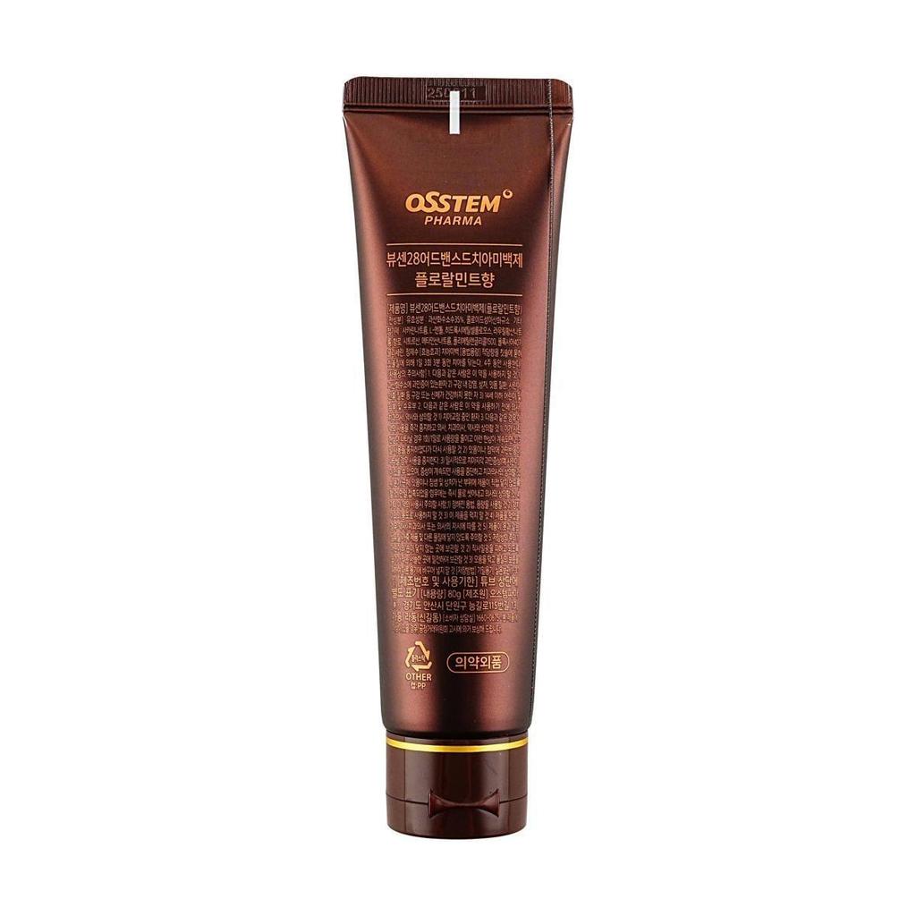 VUSSEN 28 Teeth Whitening Gel,Toothpaste Floral Mint Flavour 80g