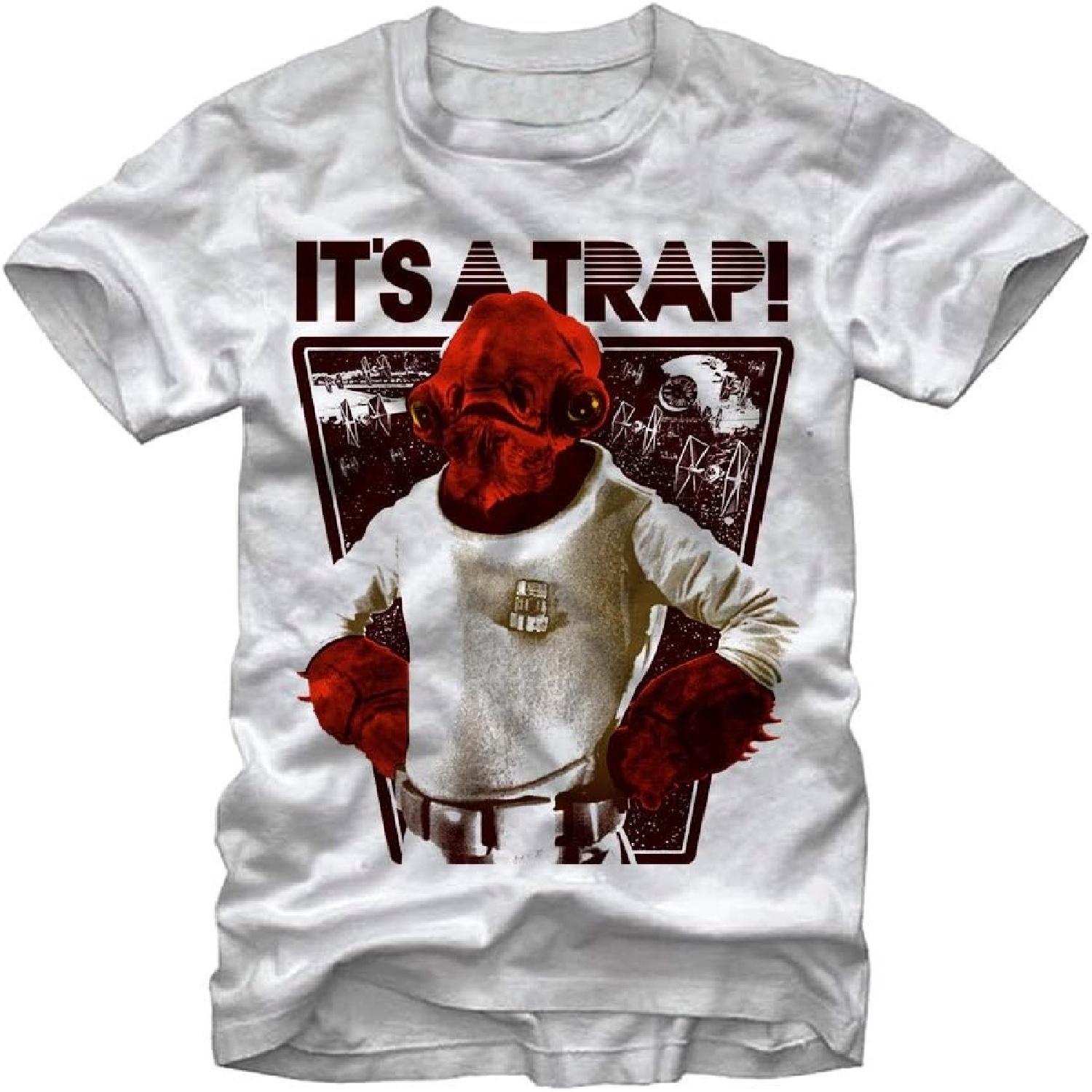 Fifth Sun Men s Star Wars Ackbar It s a Trap T-Shirt XXXXXL белый