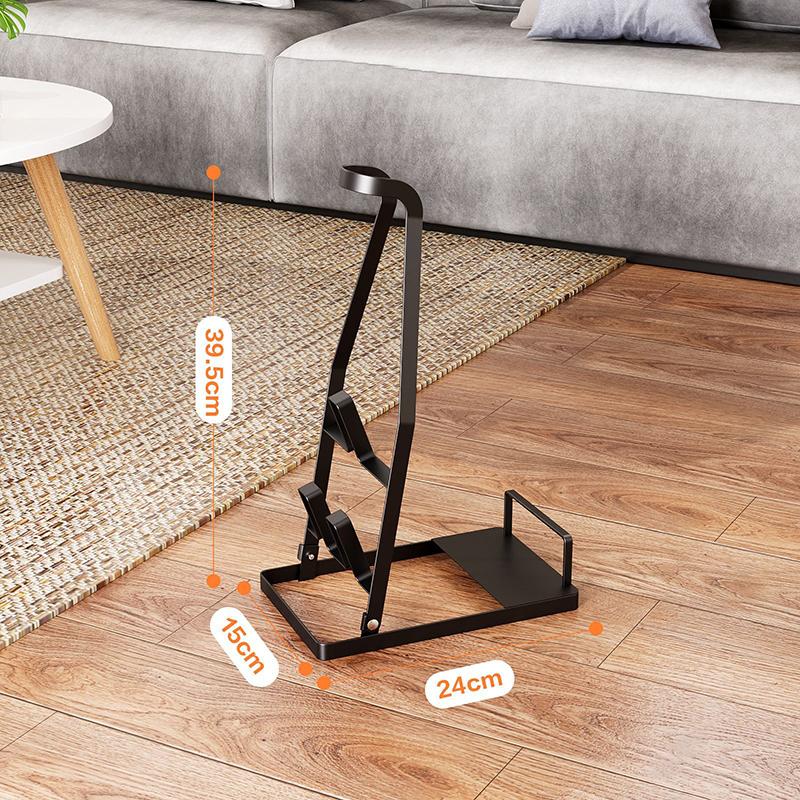 

Подставка-держатель для пылесоса, без сверления, держатель для беспроводного пылесоса и насадок чёрный