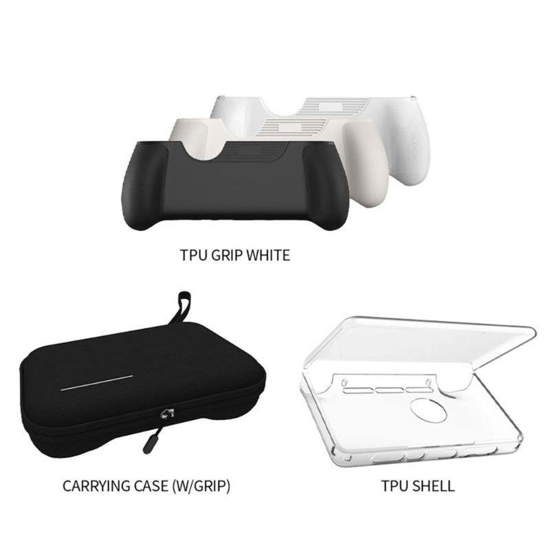 Handheld Game Console Ergonomic Grip TPU Protective Case Shell Storage Bag Soft Pouch For AYN Gaming Accessories
