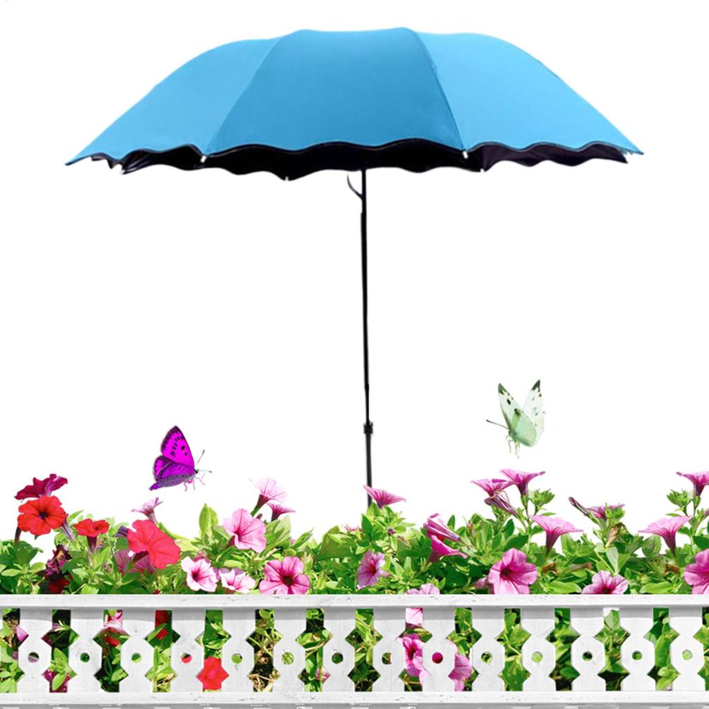 95cm Plant Shades For Outdoor Foldable Cover Fishing Sunshade Umbrella For Patio Balcony Backyard Terrace Camping UV Protection