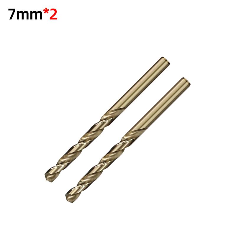 Metal Drill Cobalt Twist Drill Bit Set 1-13mm HSS M35 Stainless Steel Twist Drills The Whole Ground Metal Reamer Hole Tools