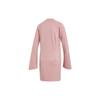 Adidas Originals Glitter Dress Three Stripes Long Sleeve Dress Women dresses Pink ED4783