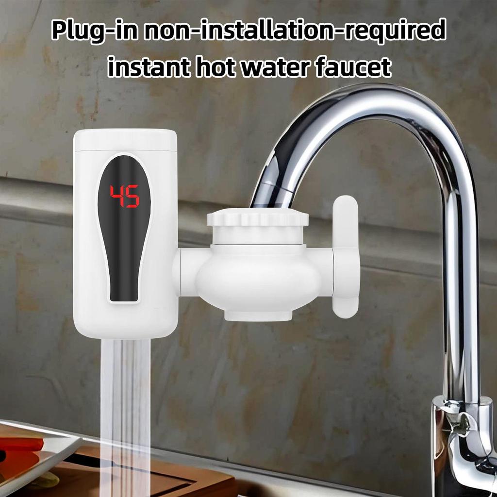 3000W Instant Electric Tankless Water Heater 220V 110V Bathroom Kitchen Shower Heater With Digital Display IPX4 Waterproof