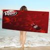 D-Dr P-Peppers Microfiber Printed Beach Towel Mountain Climbing Yoga Beach Swimming Running Absorbent Soft Towel