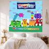 Numberblocks Benutzerdefinierter Name Wanddekoration Wandteppich Kunst Für Haustiergedenken Geburtstag Hochzeitsparty Kulisse Familiengeschenk