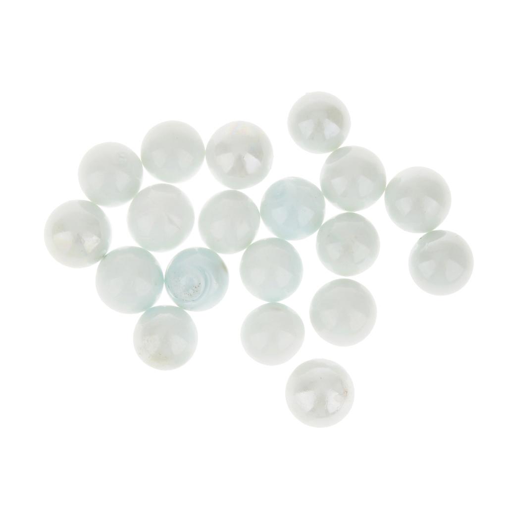 16mm Assorted Glass Marbles Balls Traditional Game Play Children Toy Pack Of 20