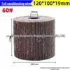 120x100 Cross Hole Sandpaper Polishing Wheel for Metal, Wood, and Stone