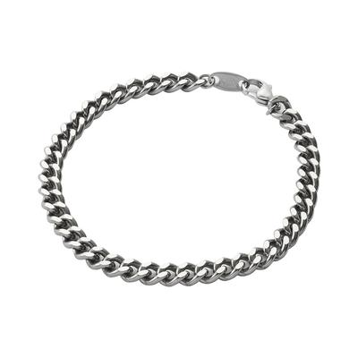 Phiten Titanium Chain Bracelet M 17cm Made of Pure Titanium Silver Accessory Kihei Length 17~21cm Men's Women's