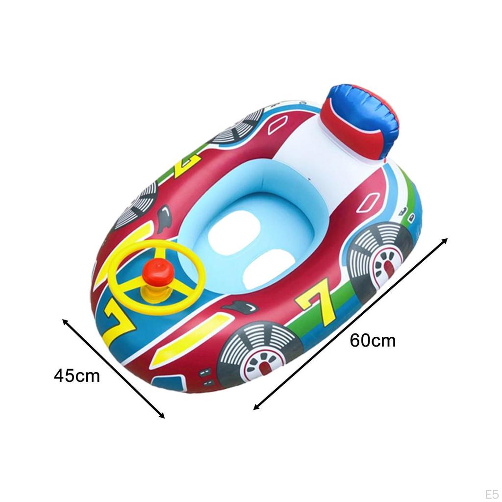 Swimming Float Seat Bathtub Inflatable for Holidays Summer Kids